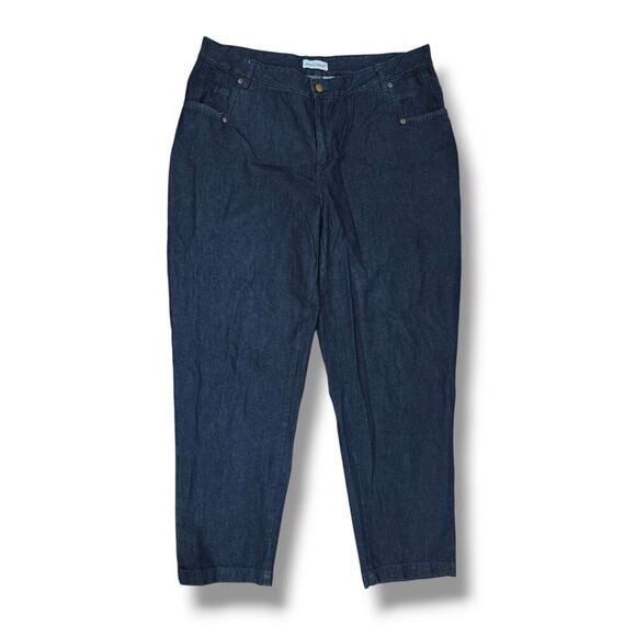 Jessica London women's Plus Size blue wash high rise jeans - size 16 - Picture 1 of 8